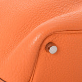 HERMES Hermes Picotan Lock PM Orange Silver Bracket □ M engraved (around 2009) Ladies Toryon Lemance Handbag B Rank used Ginzo