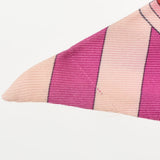 HERMES Hermes twilly old tag geometric flower pattern pink ladies silk 100 % scarf AB rank used Ginzo