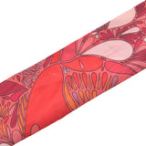 爱马仕爱马仕（Hermes Hermes）twilly旧标签几何花卉图案红色女士丝绸100％围巾AB级使用Ginzo