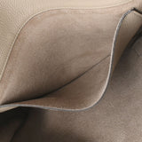 Gucci Gucci灰金色支架374249女士皮革肩袋，排名