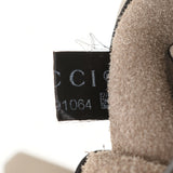 Gucci Gucci灰金色支架374249女士皮革肩袋，排名