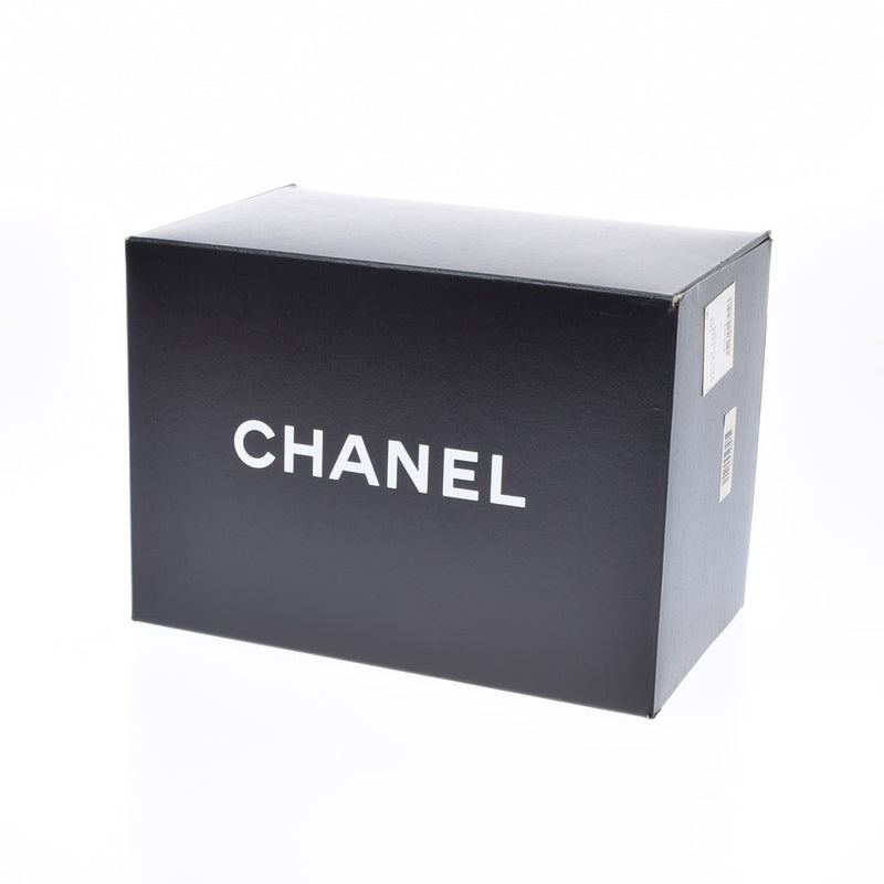 香奈儿香奈儿（Chanel Chanel）垂直洗手盆黑色金色支架女士鱼子酱皮肤手提包用ginzo