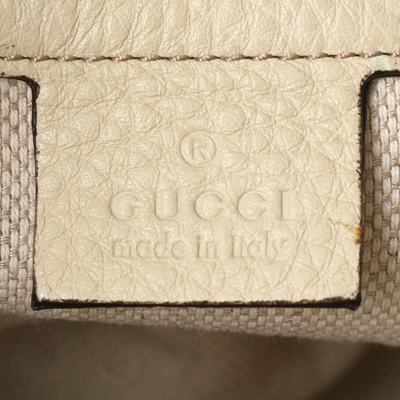 Gucci Gucci Soho 2way手提袋象牙金支架336751女士小腿肩带B等级二手Ginzo