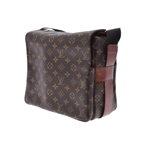 LOUIS VUITTON Louis Vuitton Damier Navi Glio SP Order Brown M50205 Unisex Damier Cambus Shoulder Bag A Rank used Ginzo