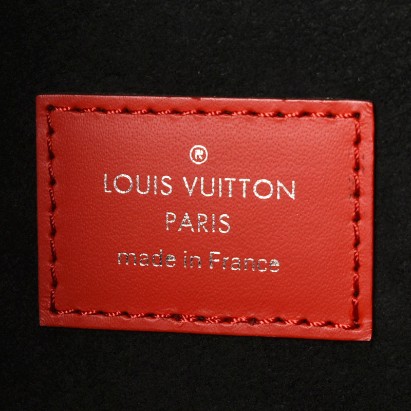 LOUIS VUITTON Louis Vuitton Epochet Jules GM Supreme Collaboration Red/White M67722 Men's Epireather Clutch Bag A Rank used Ginzo