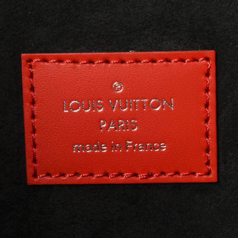 LOUIS VUITTON Louis Vuitton Epochet Jules GM Supreme Collaboration Red/White M67722 Men's Epireather Clutch Bag A Rank used Ginzo