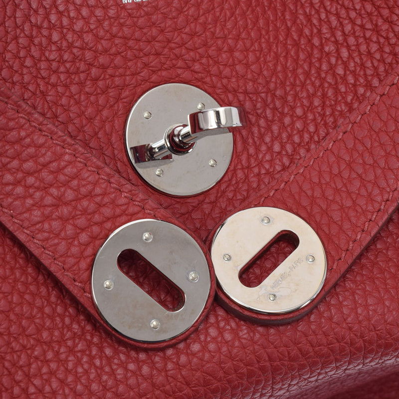 HERMES Hermes Lindy 34 2way Bag Rouge Garance □ P engraved (around 2012) Ladies Toryon Lemance Handbag AB Rank Used Ginzo