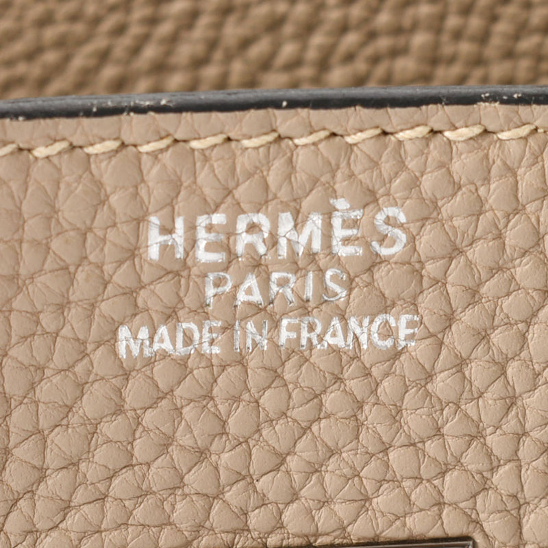 HERMES Hermes Birkin 35 Turty Yale Gray Paladium Bracket □ J engraved (around 2006) Unisex Togo Handbag AB Rank Used Ginzo