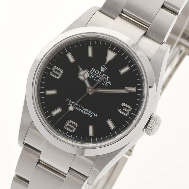 ROLEX ロレックス エクスプローラー1 EX1 114270 メンズ SS 腕時計 自動巻き 黒文字盤 Aランク 中古 銀蔵