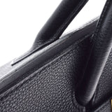 HERMES エルメス バーキン35 黒 ゴールド金具 □G刻印(2003年頃) ユニセックス トゴ ハンドバッグ ABランク 中古 銀蔵