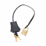 HERMES エルメス バーキン35 黒 ゴールド金具 □G刻印(2003年頃) ユニセックス トゴ ハンドバッグ ABランク 中古 銀蔵