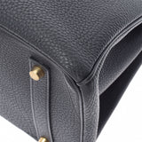 HERMES エルメス バーキン35 黒 ゴールド金具 □G刻印(2003年頃) ユニセックス トゴ ハンドバッグ ABランク 中古 銀蔵
