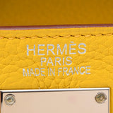 HERMES HERMES肩部Kelly Soleil Soleil银色金属