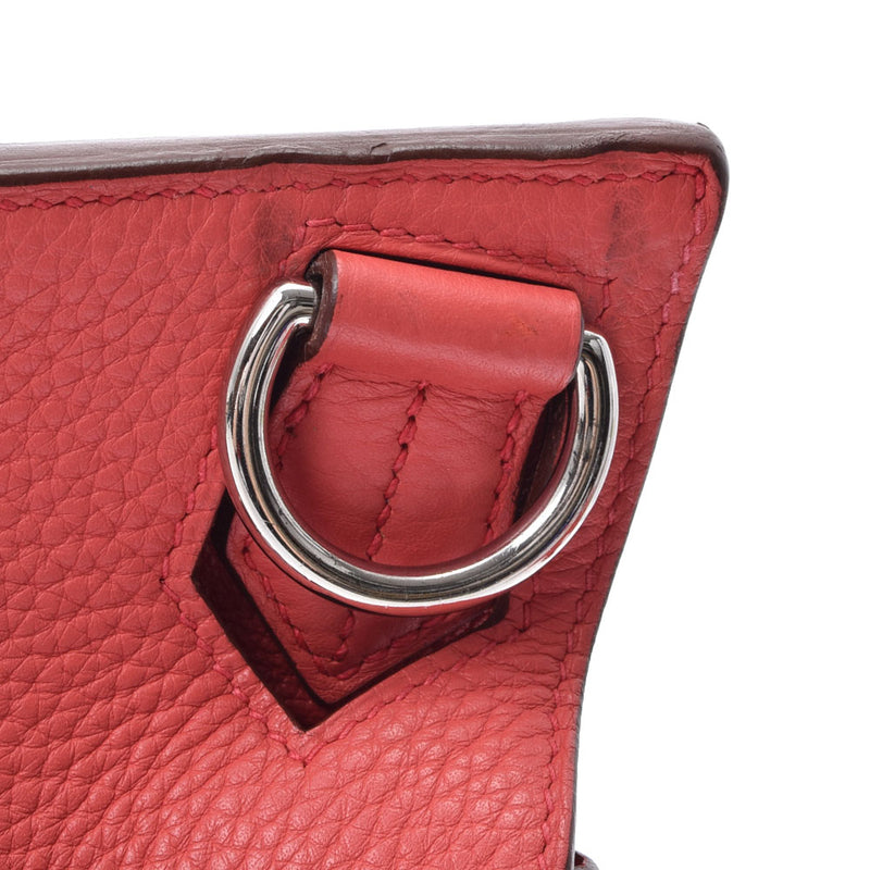 HERMES エルメス ジプシエール34 ブーゲンビリア シルバー金具 □N刻印(2010年頃) ユニセックス トリヨンクレマンス ショルダーバッグ ABランク 中古 銀蔵