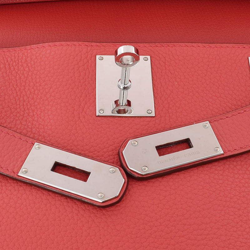 HERMES エルメス ジプシエール34 ブーゲンビリア シルバー金具 □N刻印(2010年頃) ユニセックス トリヨンクレマンス ショルダーバッグ ABランク 中古 銀蔵