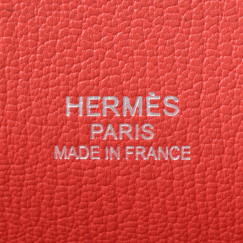 HERMES エルメス ジプシエール34 ブーゲンビリア シルバー金具 □N刻印(2010年頃) ユニセックス トリヨンクレマンス ショルダーバッグ ABランク 中古 銀蔵