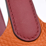 HERMES エルメス ピコタンロックタッチ PM オレンジ/ルージュグレナ X刻印(2016年頃) レディース トリヨンクレマンス スイフト ハンドバッグ Aランク 中古 銀蔵