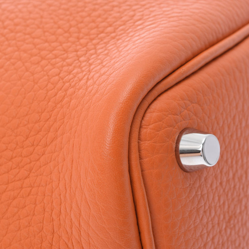 HERMES Hermes Picotan Lock Touch PM Orange/Rouge Gulena X engraved (around 2016) Ladies Toryon Lemance Swift Handbag A Rank Used Ginzo