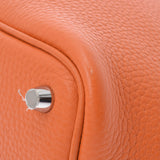 HERMES エルメス ピコタンロックタッチ PM オレンジ/ルージュグレナ X刻印(2016年頃) レディース トリヨンクレマンス スイフト ハンドバッグ Aランク 中古 銀蔵