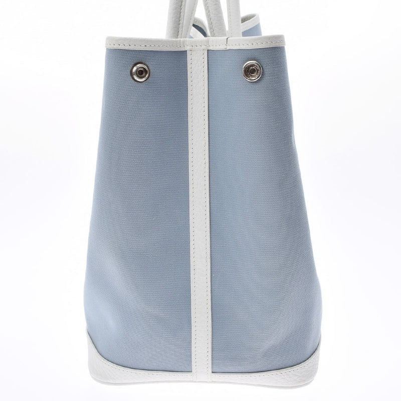 HERMES Hermes Garden Party PM Bluin T engraved (around 2015) Unisex Toal Wal Officier Handbag AB Rank Used Ginzo