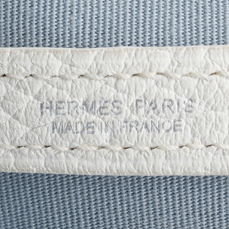 HERMES Hermes Garden Party PM Bluin T engraved (around 2015) Unisex Toal Wal Officier Handbag AB Rank Used Ginzo