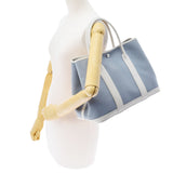 HERMES Hermes Garden Party PM Bluin T engraved (around 2015) Unisex Toal Wal Officier Handbag AB Rank Used Ginzo