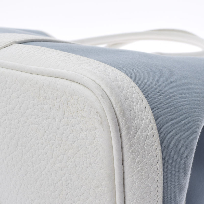 HERMES Hermes Garden Party PM Bluin T engraved (around 2015) Unisex Toal Wal Officier Handbag AB Rank Used Ginzo