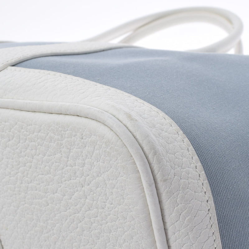 HERMES Hermes Garden Party PM Bluin T engraved (around 2015) Unisex Toal Wal Officier Handbag AB Rank Used Ginzo