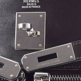 HERMES Hermes Hermes Kelly Laki 32 2WAY Chocolat Silver Bracket □ I engraved (around 2005) Unisex Toyo Ash Box K Carf Handbag B Rank Used Ginzo