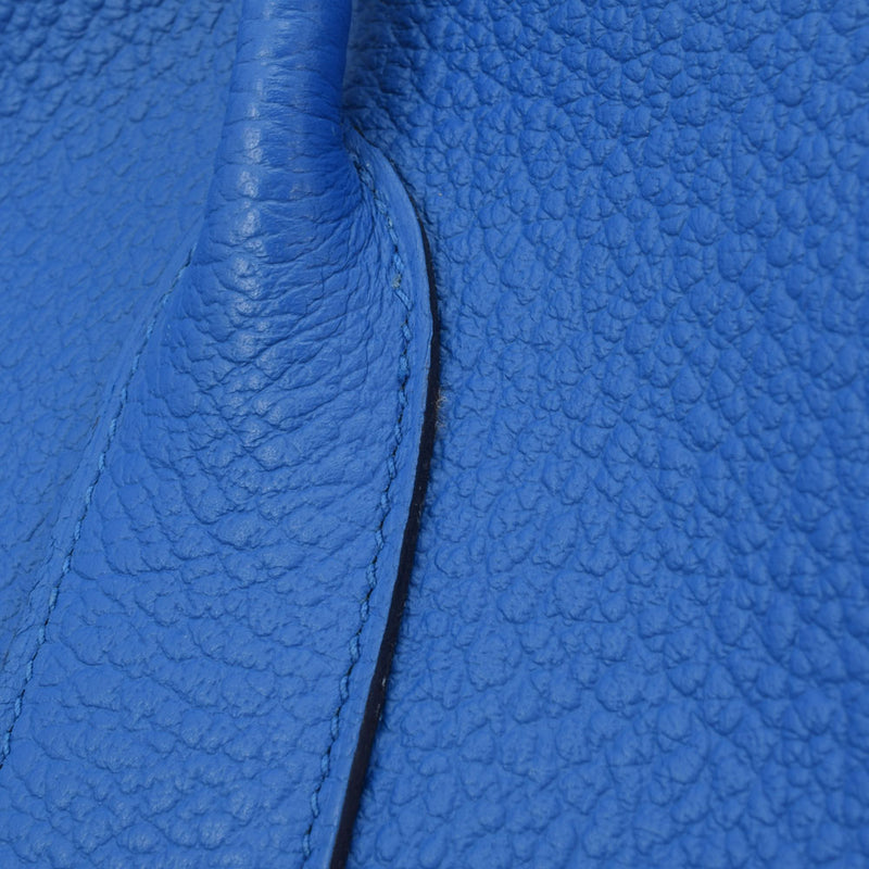HERMES Hermes Garden Party PM Bluezanjibar C engraved (around 2018) Unisex Negona Handbag AB Rank Used Ginzo