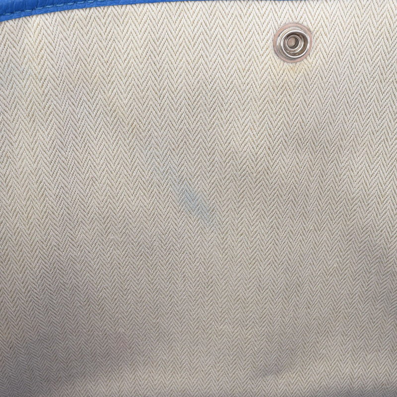 HERMES Hermes Garden Party PM Bluezanjibar C engraved (around 2018) Unisex Negona Handbag AB Rank Used Ginzo