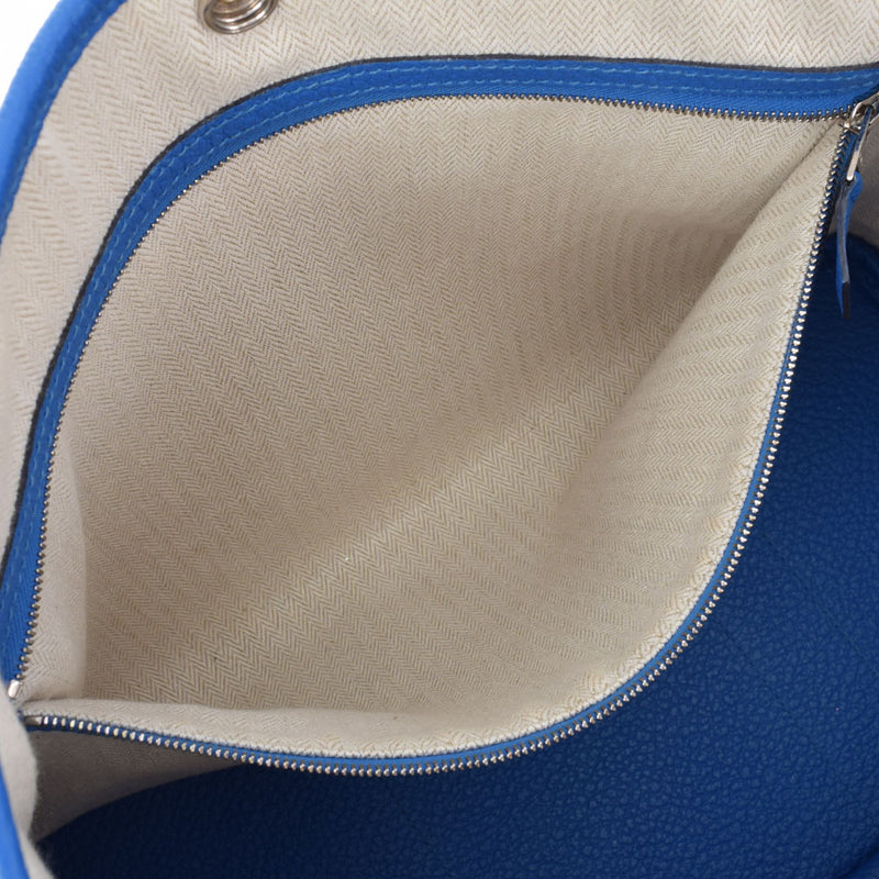 HERMES Hermes Garden Party PM Bluezanjibar C engraved (around 2018) Unisex Negona Handbag AB Rank Used Ginzo