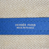 HERMES Hermes Garden Party PM Bluezanjibar C engraved (around 2018) Unisex Negona Handbag AB Rank Used Ginzo