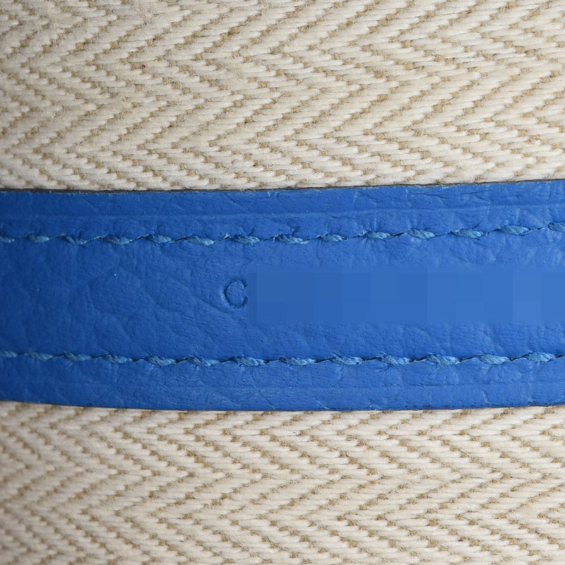 HERMES Hermes Garden Party PM Bluezanjibar C engraved (around 2018) Unisex Negona Handbag AB Rank Used Ginzo