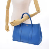 HERMES Hermes Garden Party PM Bluezanjibar C engraved (around 2018) Unisex Negona Handbag AB Rank Used Ginzo