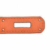 HERMES Hermes Birkin 35 Orange Silver Bracket □ L engraved (around 2008) Unisex Toryon Lemance Handbag B Rank used Ginzo