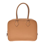 HERMES Hermes Preme 28 Natural Sable Silver Collection □ R engraved (around 2014) Ladies Fjord Handbag A Rank Used Ginzo