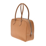 HERMES Hermes Preme 28 Natural Sable Silver Collection □ R engraved (around 2014) Ladies Fjord Handbag A Rank Used Ginzo