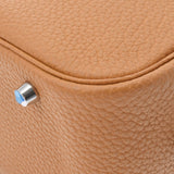 HERMES Hermes Preme 28 Natural Sable Silver Collection □ R engraved (around 2014) Ladies Fjord Handbag A Rank Used Ginzo