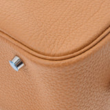 HERMES Hermes Preme 28 Natural Sable Silver Collection □ R engraved (around 2014) Ladies Fjord Handbag A Rank Used Ginzo