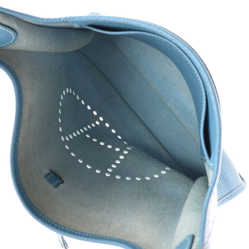 HERMES エルメス エブリン エヴリン PM ブルージーン シルバー金具 □J刻印(2006年頃) レディース トゴ ショルダーバッグ ABランク 中古 銀蔵