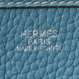 HERMES Hermes Ebulin Evulin PM Blue Jean Silver Bracket □ J engraved (around 2006) Ladies Togo Shoulder Bag AB Rank Used Ginzo