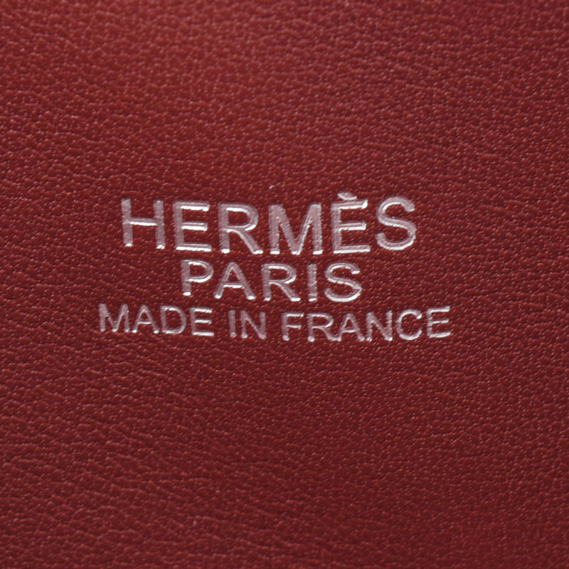 HERMES Hermes Bored 27 2WAY Rouge Achid Silver Bracket □ K -engraved (around 2007) Ladies Voice Wift Handbag AB Rank Used Ginzo