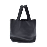 HERMES エルメス ピコタンロック GM 黒 シルバー金具 X刻印(2016年頃) レディース トリヨンクレマンス ハンドバッグ Aランク 中古 銀蔵