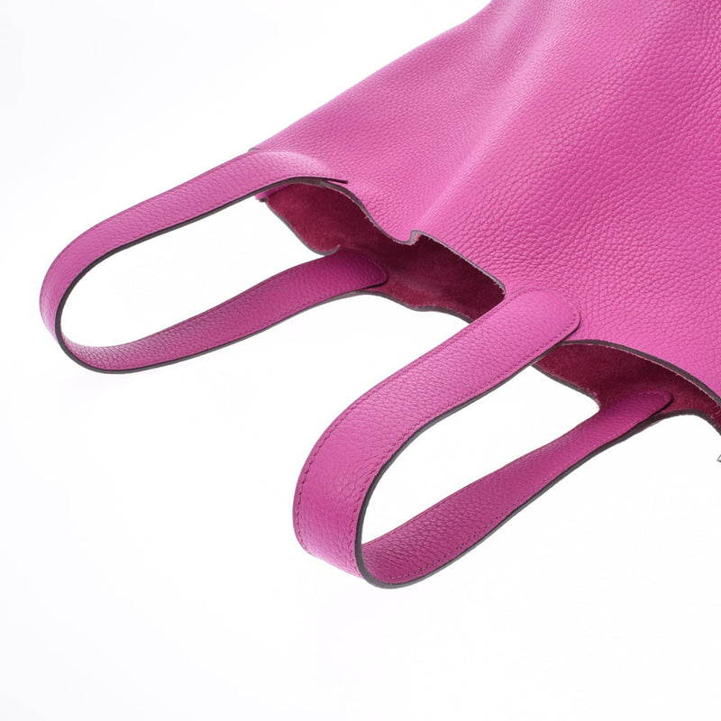 HERMES エルメス ピコタンロック MM マグノリア シルバー金具 C刻印(2018年頃) レディース トリヨンクレマンス ハンドバッグ ABランク 中古 銀蔵