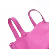 HERMES エルメス ピコタンロック MM マグノリア シルバー金具 C刻印(2018年頃) レディース トリヨンクレマンス ハンドバッグ ABランク 中古 銀蔵