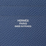 HERMES HERMES MC2 Copernics Blue Indigo X刻有（2016年左右）Munisex vo Epson Bi -fold Wallet AB Rank Rank used Ginzo