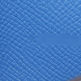 爱马仕爱马仕豆弗里特橙罂粟/蓝色天堂银支X雕刻（2016年左右）女士Epson Long Wallet New Federation Ginzo