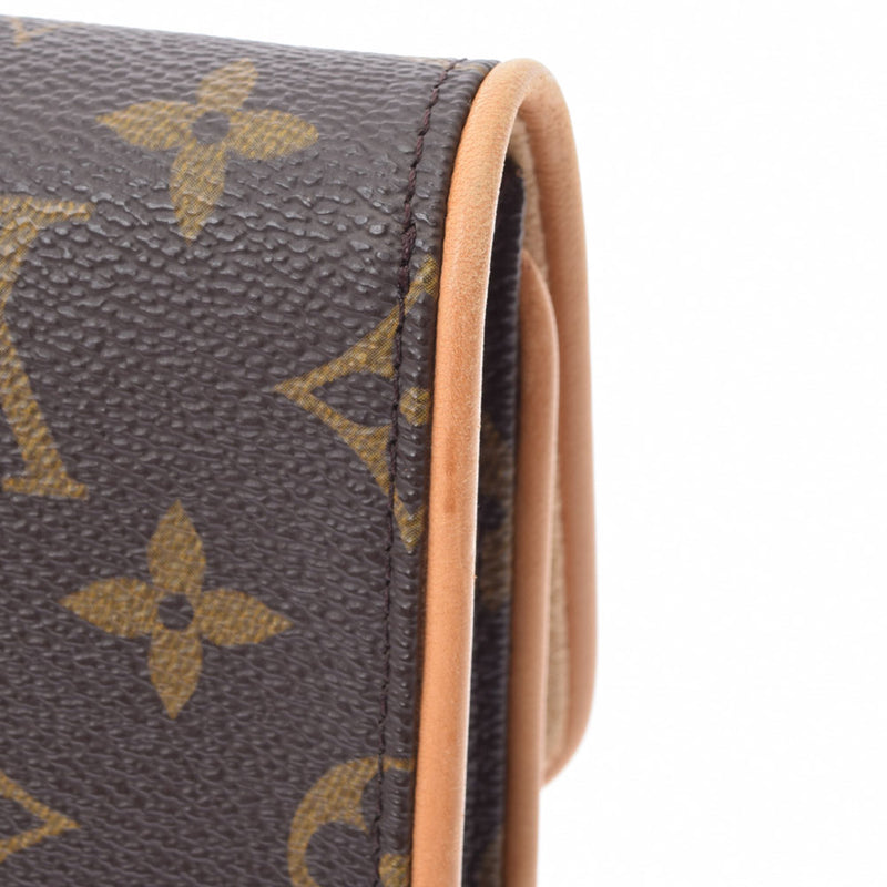 路易威顿路易·维顿（Louis Vuitton）路易威登（Louis Vuitton）会标pochette pochette twin gm棕色M51852女士会标帆布肩袋一个二手Ginzo