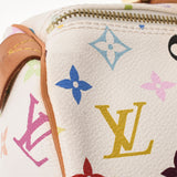 LOUIS VUITTON Louis Vuitton Multicolor Speedy 30 Bron (White) M92643 Ladies Monogram Multicolor Handbag AB Rank Used Ginzo